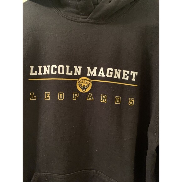 Men’s Hoodie Lincoln Magnet Elementary School Leopards Unknown Size - Picture 4 of 12